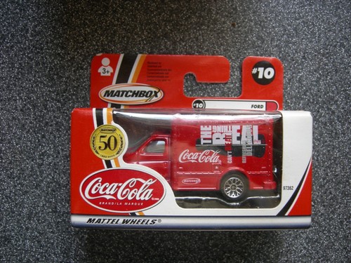 Jahre matchbox coca cola - "coca, "