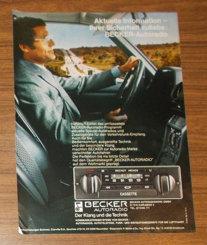 Seltene werbung becker - seltene, mexico