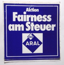 Werbe-Aufkleber Aral Aktion
