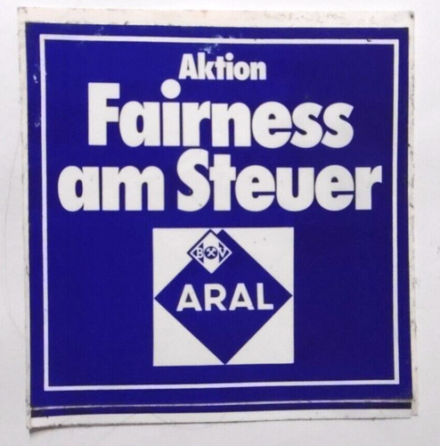 Werbe aufkleber aral - werbe-aufkleber, aktion