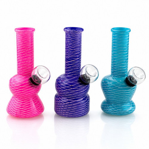 Glasbong spiraldesign farben - spiraldesign, 3