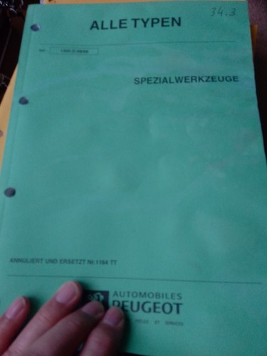 Peugeot spezialwerkzeug - peugeot,
