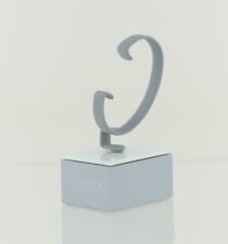 NOMOS Glashütte Uhrenhalter hellgrau Aufsatzplatte Hochglanz weiß 5x6,5x12 cm