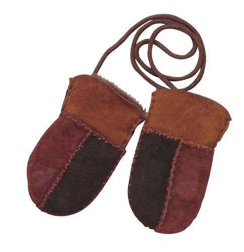 Baby-Lammfell-Fäustlinge