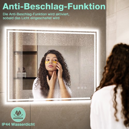 80x60cm badspiegel mit - 80x60cm,