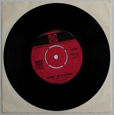 Sandie Shaw Puppet On A String UK 7inch Vinyl Single 1967 Pye Push-Centre