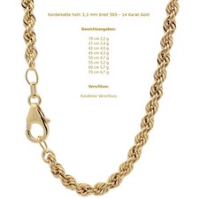 Edle Kordelkette Halskette -