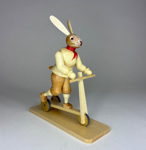 Blank osterhase mit roller - mit,