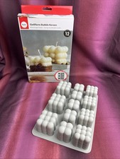 Silikon Gießform Bubble Kerzen selber machen gießen 24,4x18x50cm 12 Formen