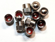 10x Ventilkappe Metall mit