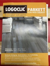 Klick Parkett Eiche Logoclic PARKETT EICHE WEISS GEBÜRSTET