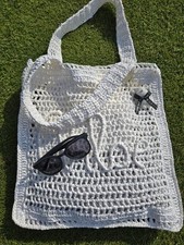 Raffia Tasche / Strandtasche / Sommertasche aus Bast / Tote Bag / Designertasche