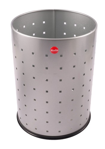 Hailo abfalleimer 15l silber - abfalleimer,