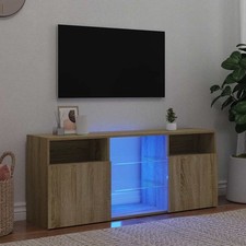 TV Schrank mit LED-Leuchten 120x30x50cm Lowboard HiFi mehrere Auswahl vidaXL