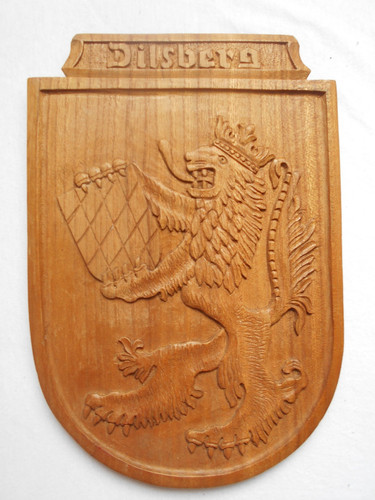Wappen dilsberg geschnitzt - wappen,,