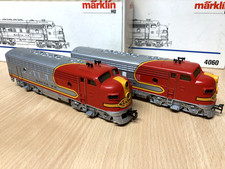 Märklin 3060 4060 EMD F7 Santa Fe  in OVP Doppeltraktion Metall