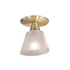 Eglo Halogen Einbauleuchte Spot Spike 1 Messing matt 40W G9 270lm warmweiß 2700K