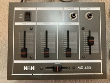 Stereo Mischpult Mixer H&H MX 455 mit Micro