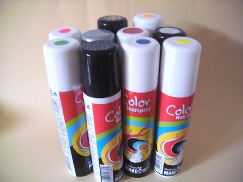 Haarfarbe haarspray farbspray - haarfarbe,
