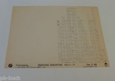 Microfich Ersatzteilkatalog