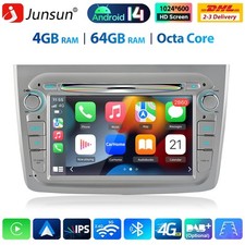 Carplay Android 14 CD DVD Autoradio GPS NAVI Für Alfa Romeo Mito 2008-2019 4+64G