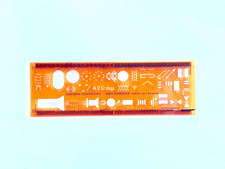 STANDARDGRAPH Schablone Zeichenschablone Vintage für Radio Fernsehen