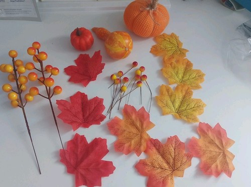 Tlg herbst bastel deko - 25, tlg.