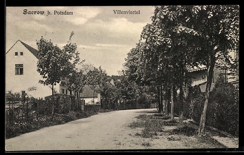 Sacrow straßenpartie im - sacrow,,