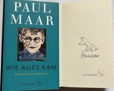 Paul Maar signiert Sams Zeichnung Buch Original signed Signatur Autogramm