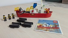 Altes Feuerwehrschiff Lego Set 4025 mit Originalbauanleitung von 1982