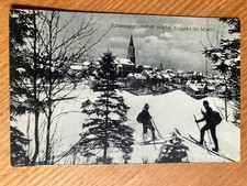 Alte Ansichtskarte 1918 Johanngeorgenstadt im Winter, Ansicht, Sächs. Erzgebirge
