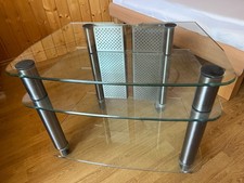 ⭐ TV Rollwagen Glas | Phono- /Fernsehwagen |  HiFi Rollwagen | hochwertig