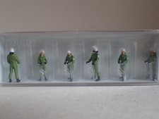 Preiser BRD BGS Beamte Einsatz stehend Helm Schutzschild 10395 H0 1:87 OVP 6 Fig