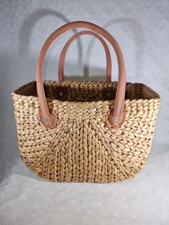 Geflochtene Korbtasche /
