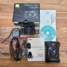 Nikon COOLPIX S8200 schwarz kompakte Digitalkamera 16,1 MP getestet funktioniert
