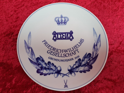 Seltener meissen wandteller - meissen,
