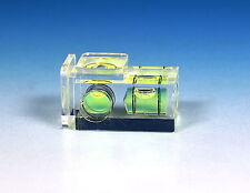 Wasserwaage für Stative 3,5x2cm mit Aufsteckfuß water level - (90461)