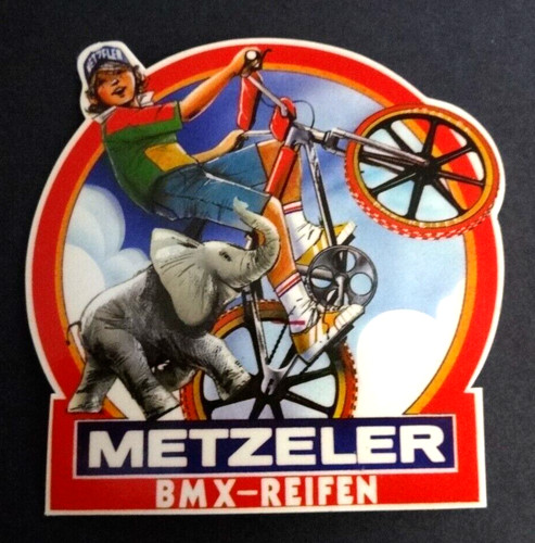 Werbe aufkleber metzeler - werbe-aufkleber,
