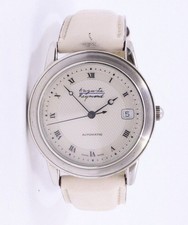 Herrenarmbanduhr Auguste Reymond Automatik, silbernes Zifferblatt, 25...