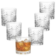 Whiskygläser Set 6x 300ml – dickes Glas für Whisky & Drinks – klassisch & elegan