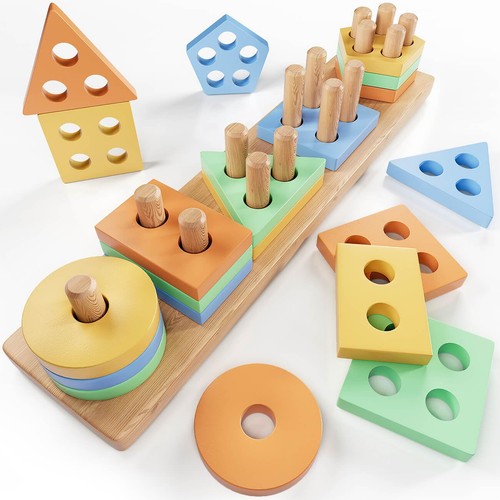 Montessori spielzeug aus holz - montessori,