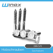 Holzschrauben DIN 571 M5 M6 M8