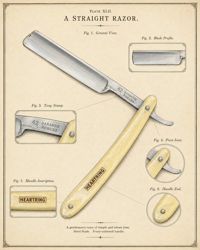 Vintage rasiermesser - vintage,