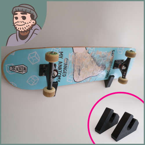 Wandhalterung für skateboard - wandhalterung,