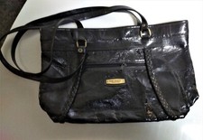 Echtleder & Kunstleder Schulter Handtasche, schwarz , Marc Chantal, C&A
