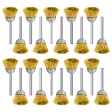 20x Rundbürsten Messing