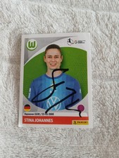 Panini Sticker signiert Stina