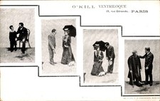 Ak Bauchredner O'Kill, Puppe, Zirkus - 11134427