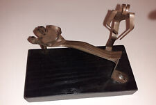 Metall Figur Handarbeit Besteck Skulptur Orthopäde Chiropraktiker Osteopath 