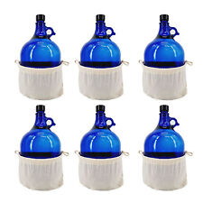 Glasballon blau 5 Liter mit